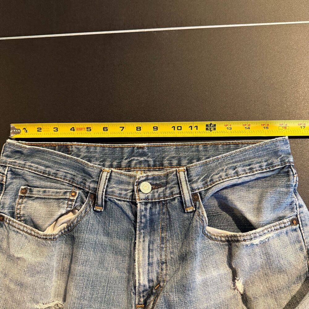 Levi’s 559 Relaxed Straight Jeans | Light Wash Distressed 32x34 - Picture 10 of 11